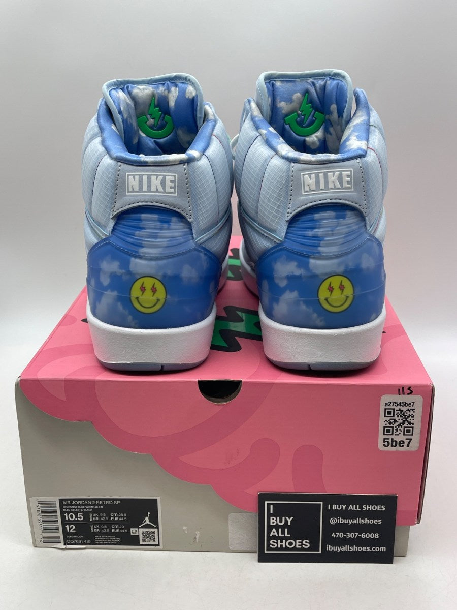 Jordan 2 Retro J Balvin 10.5 (Moderately Worn Pre-Owned) - Image 3