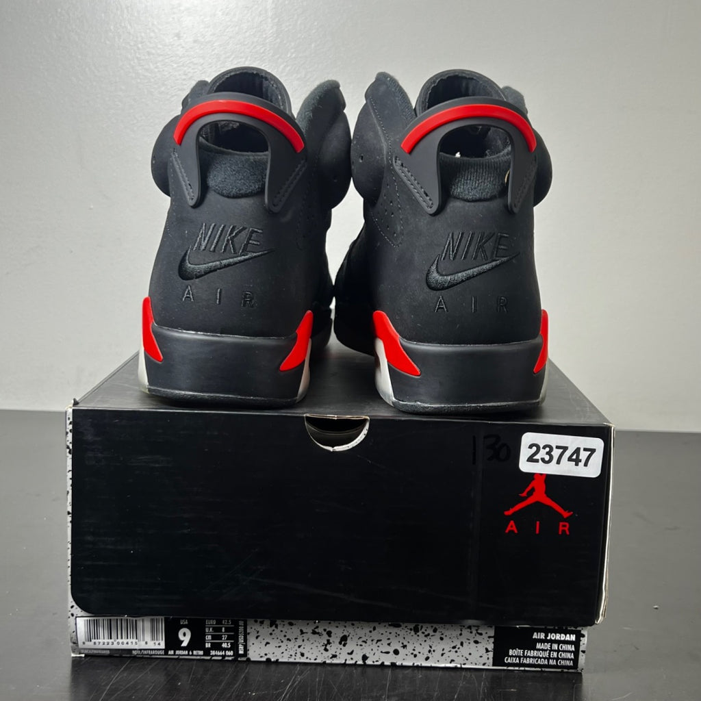 Jordan 6 Retro Black Infrared (2019) 9 (Lightly Worn Pre-Owned)JordanBlack/Infrared - Image 5