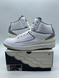 Jordan 2 Retro Cement Grey 10.5 (Moderately Worn Pre-Owned) - Image 1