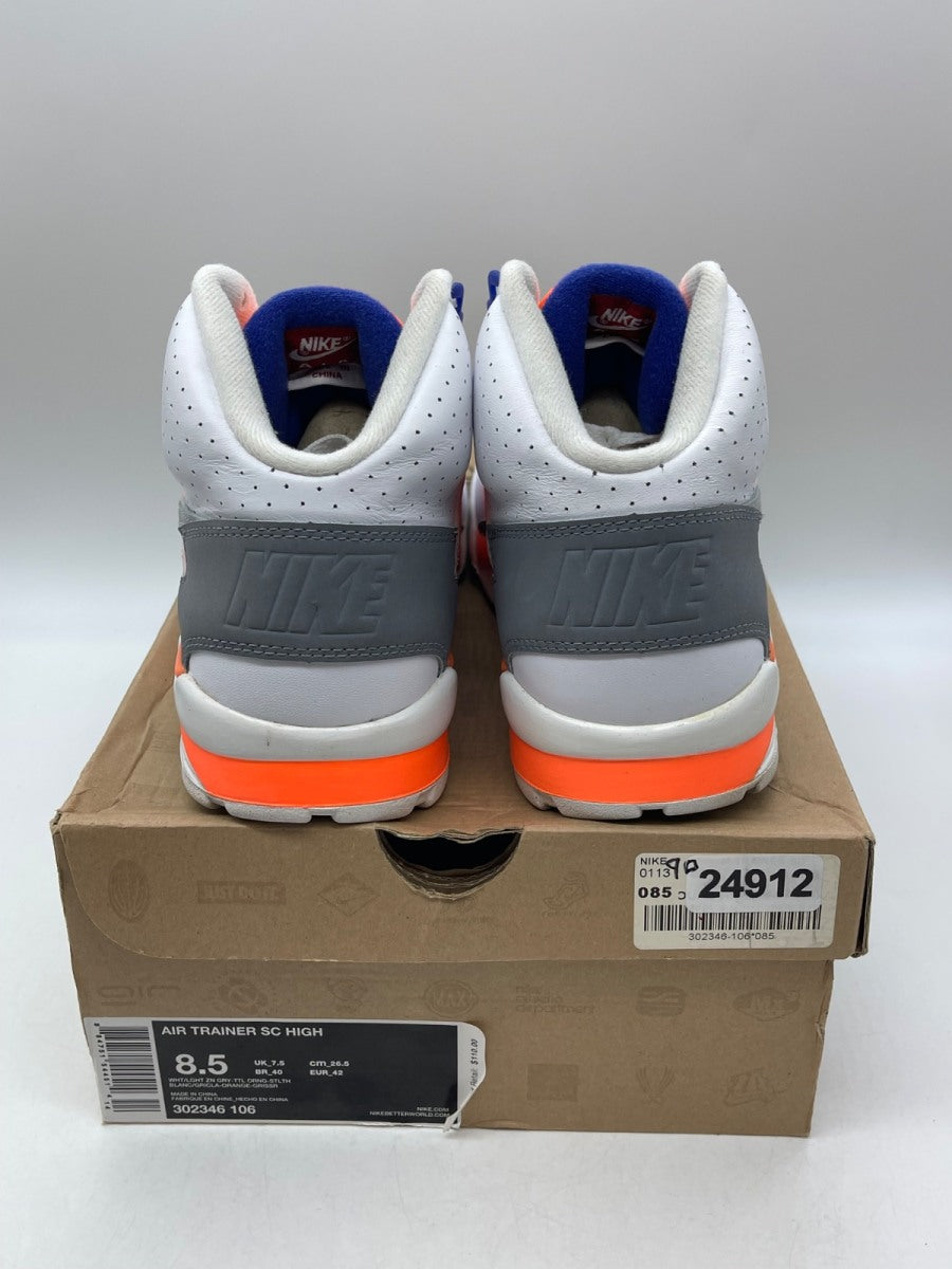 Nike Air Trainer SC Bo Jackson 8.5 (Moderately Worn Pre-Owned)NikeWhite/Lght Zn Grey-Ttl Orng-Stlth - Image 3