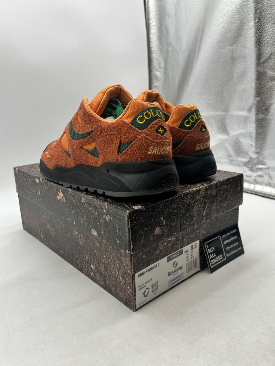 Colour Plus Companie x Saucony Grid Shadow 2 'Forest Wander' 9.5 (Lightly Worn Pre-Owned) - Image 4