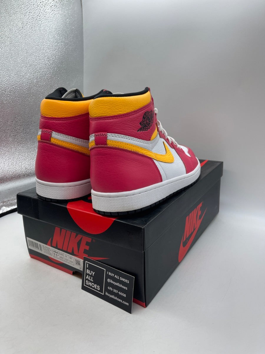 Jordan 1 Retro High OG Light Fusion Red 11.5 (Moderately Worn Pre-Owned)