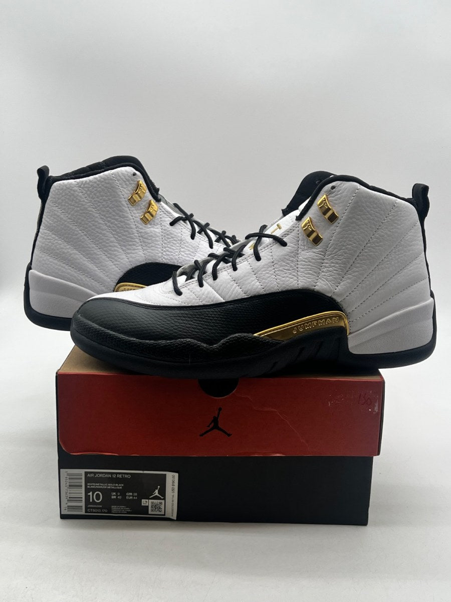 Jordan 12 Retro Royalty Taxi 10 (Lightly Worn Pre-Owned) - Image 1