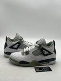 Jordan 4 Retro Seafoam (Women's) 11W (Lightly Worn Pre-Owned) - Image 1