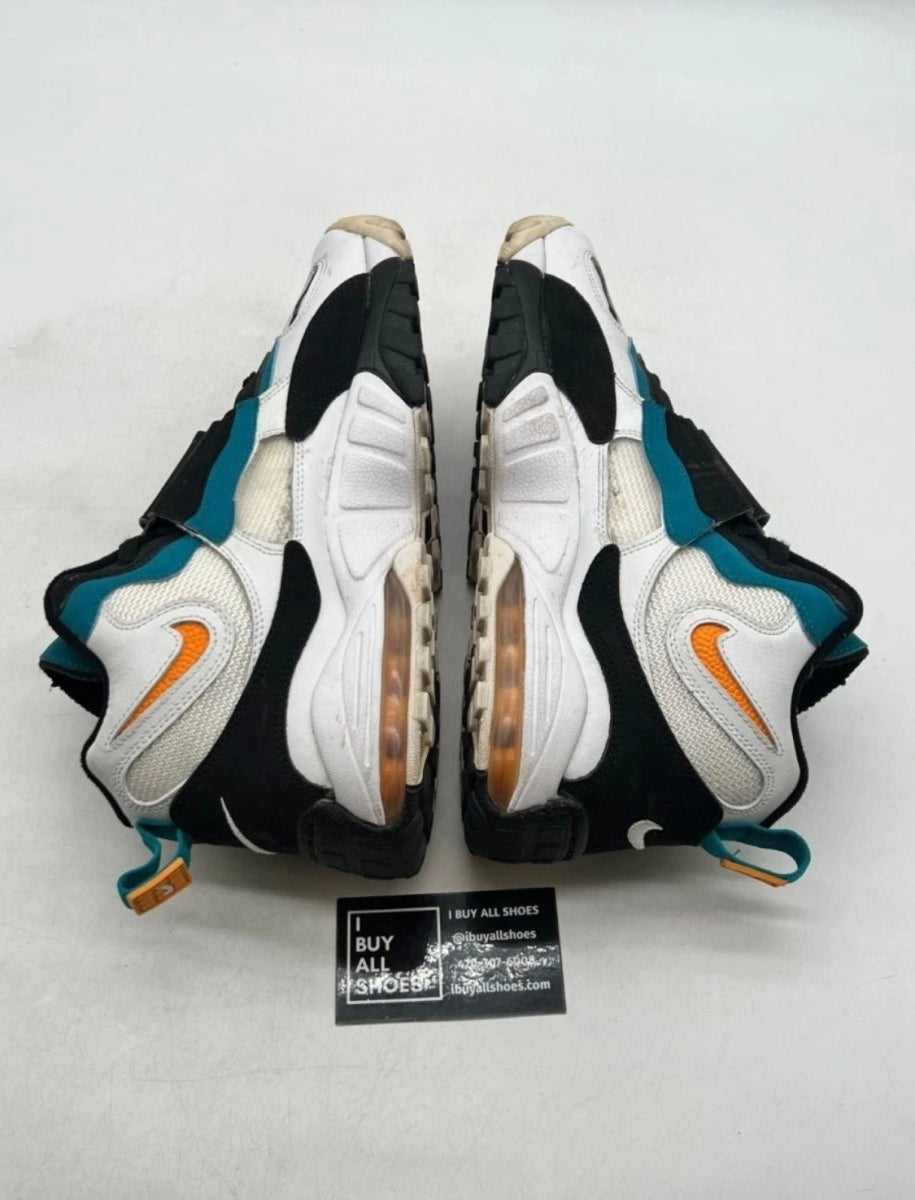 Nike Air Max Speed Turf Dan Marino 11 (Moderately Worn Pre-Owned)NikeWhite/Indstrl Orange-Black - Image 8