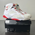 Jordan 7 Retro Hare (2015) 13 (Lightly Worn Pre-Owned)JordanWhite/True Red-Light Silver-Tourmaline - Image 1