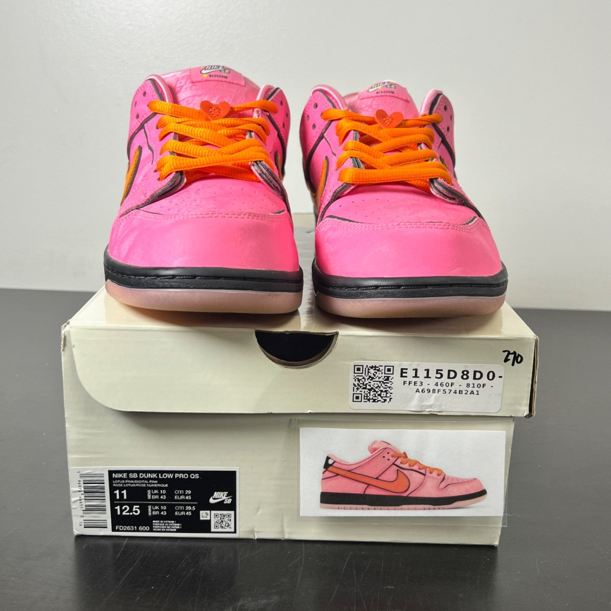 Nike SB Dunk Low The Powerpuff Girls Blossom 11 (Lightly Worn Pre-Owned)NikeLotus Pink/Digital Pink/Medium Soft Pink - Image 2