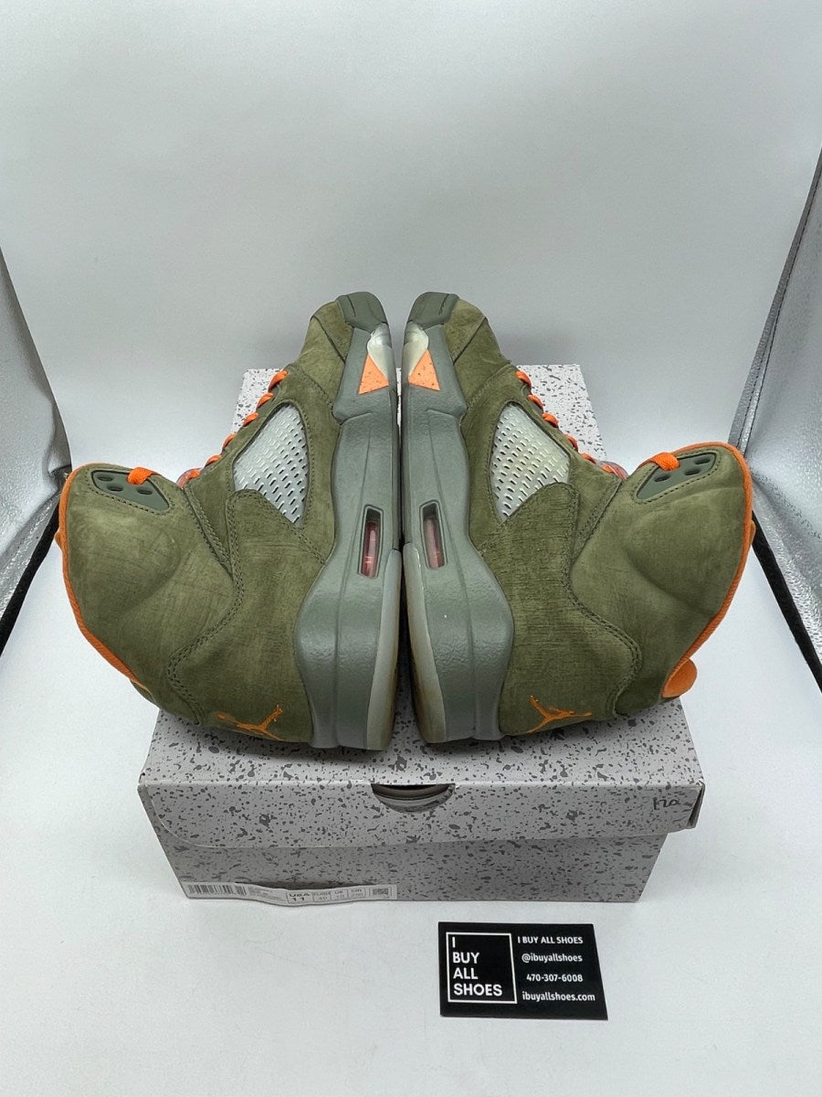 Jordan 5 Retro Olive (2024) 11 (Moderately Worn Pre-Owned) - Image 6