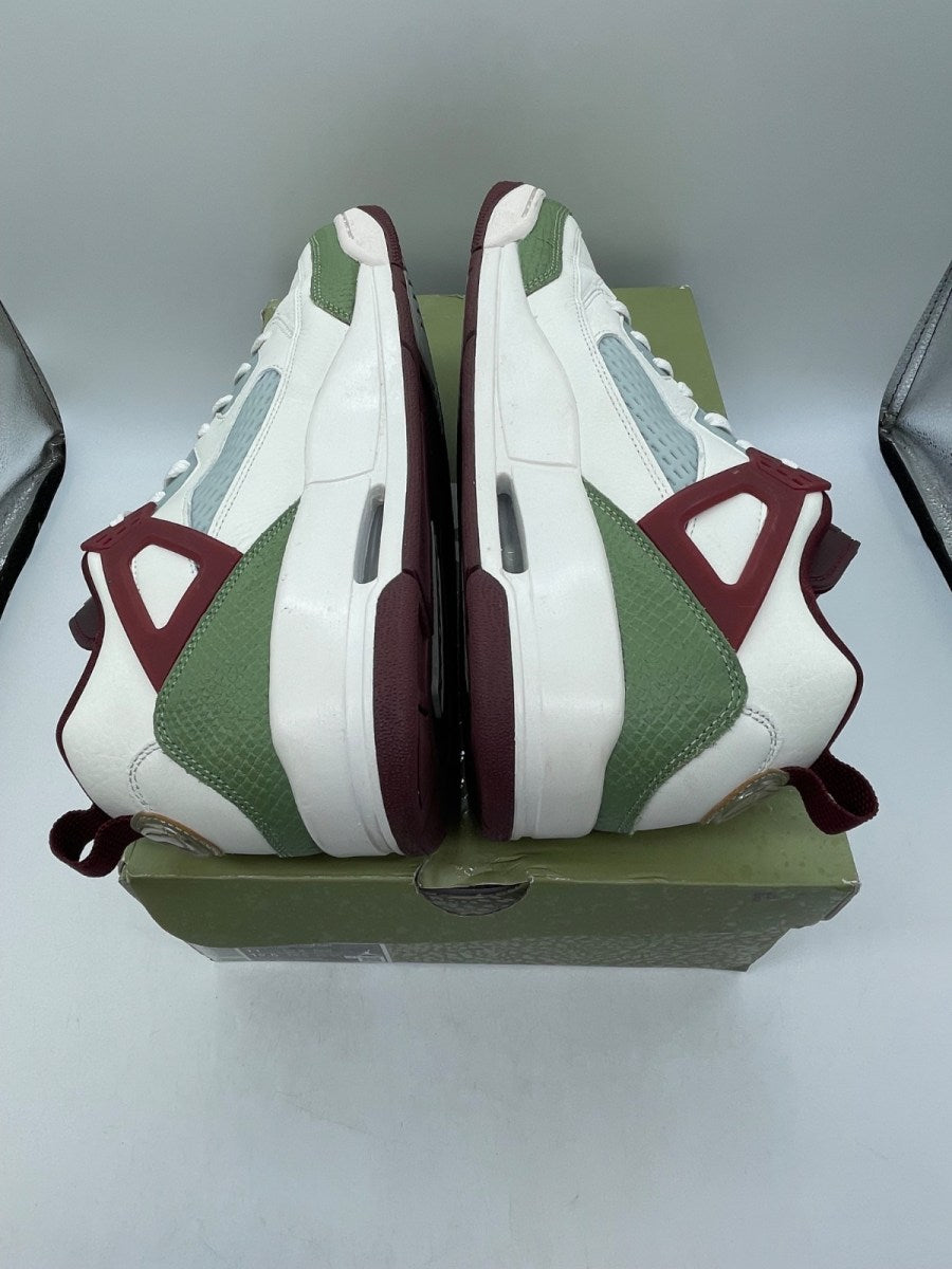 Jordan Spizike Low Chinese New Year (2024) 11 (Moderately Worn Pre-Owned)JordanSail/Oil Green-Dark Team Red-Metallic Gold Grain - Image 6