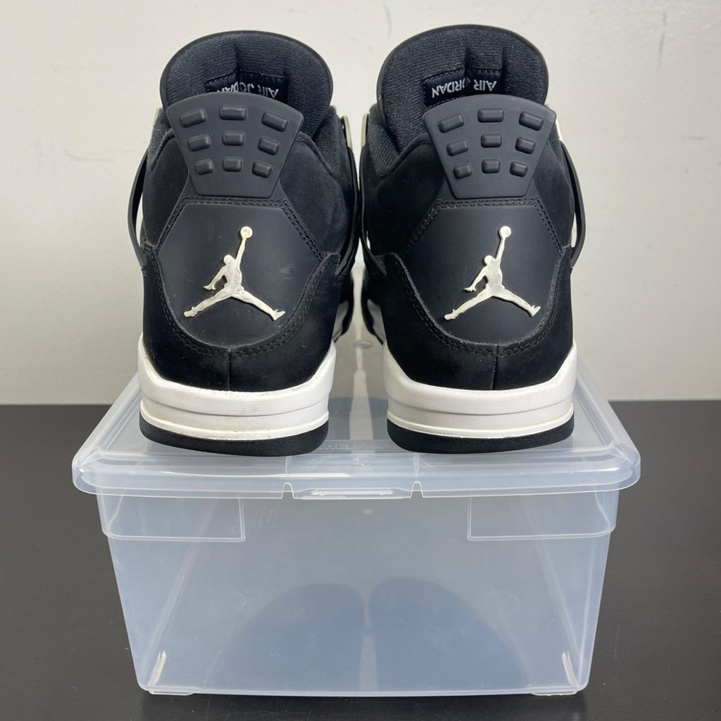Jordan 4 Retro White Thunder 11 (Moderately Worn Pre-Owned)JordanBlack/White/Black - Image 4