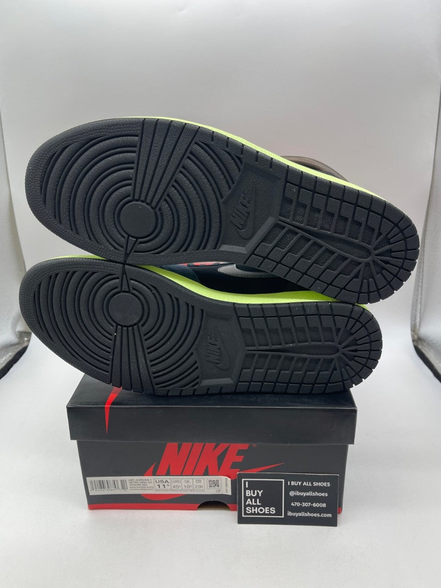 Jordan 1 Retro High Tokyo Bio Hack 11.5 (Moderately Worn Pre-Owned) - Image 7