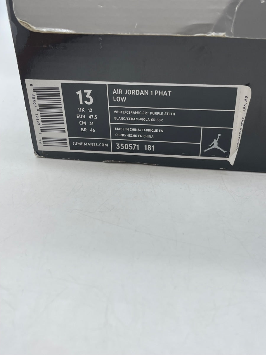 Jordan 1 Phat Low Phoenix Suns 13 (Moderately Worn Pre-Owned) - Image 9