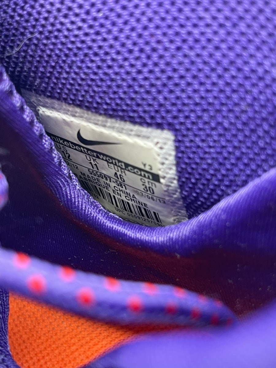 Nike Barkley Posite Max Suns 12 (Moderately Worn Pre-Owned) - Image 8