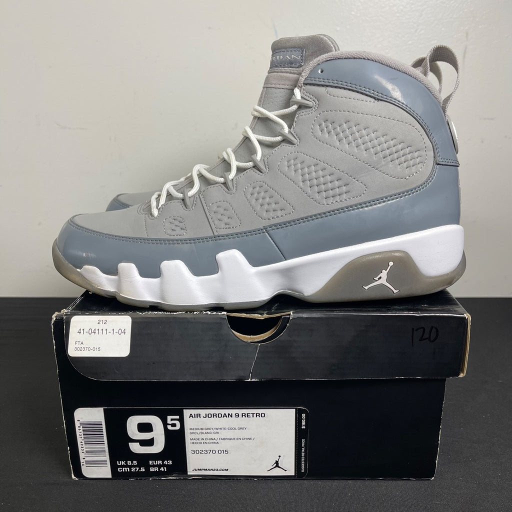 Jordan 9 Retro Cool Grey (2012) (Size 9.5) - Image 3