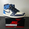 Jordan 1 Retro High Obsidian 9.5 (Lightly Worn Pre-Owned)JordanSail/Obsidian-University Blue - Image 1