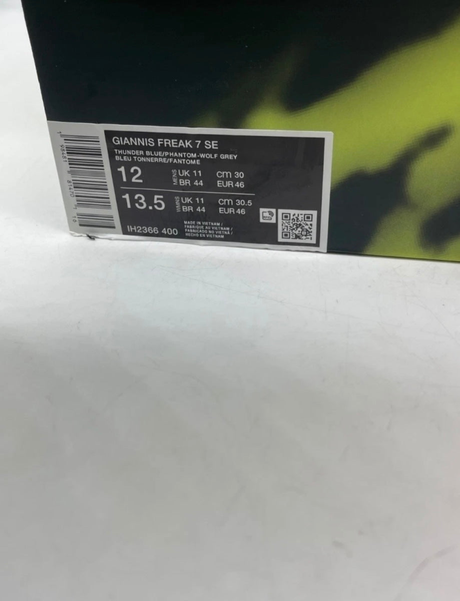 Nike Giannis Freak 7 'Thunder Blue' 12 (Lightly Worn Pre-Owned)Nike - Image 9