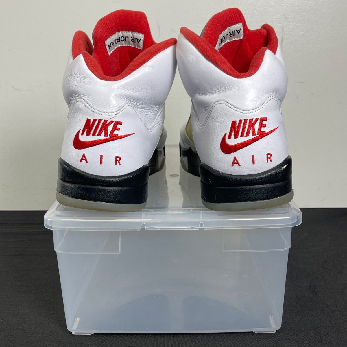 Jordan 5 Retro Fire Red Silver Tongue (2020) (Size 14) - Image 4