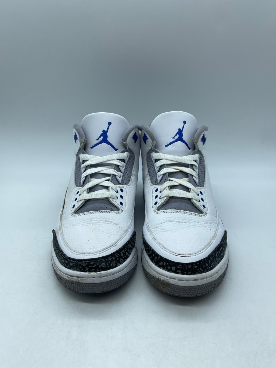 Jordan 3 Retro Racer Blue 11 (Moderately Worn Pre-Owned) - Image 2