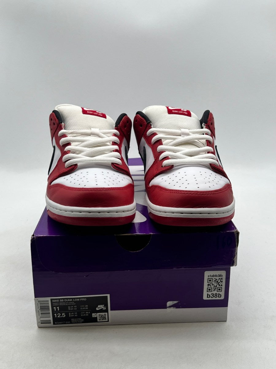 Nike SB Dunk Low Pro J-Pack Chicago 11 (Moderately Worn Pre-Owned)NikeVarsity Red/Black-White - Image 2