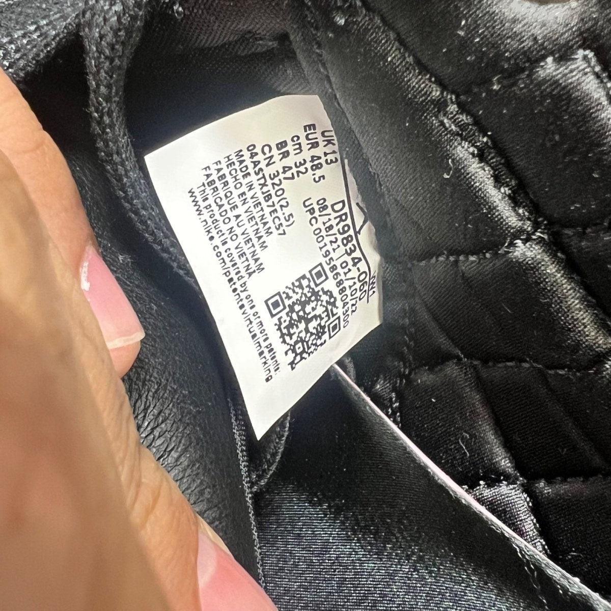 Jordan 2 Retro Low Responsibility 14 (New Pre-Owned)JordanBlack/Anthracite-Smoke Grey-Muslin - Image 7