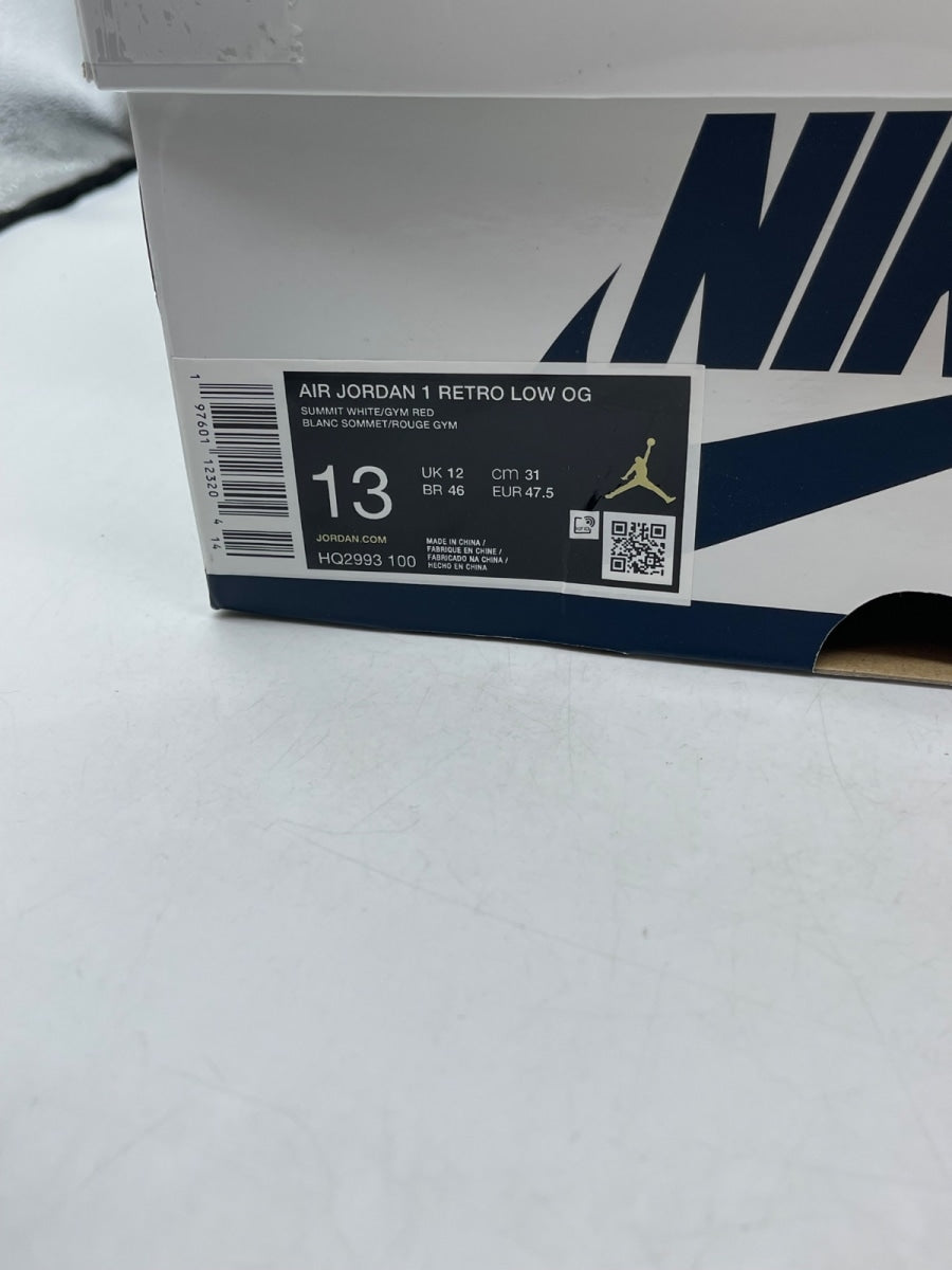 Jordan 1 Retro Low OG Howard University 13 (Moderately Worn Pre-Owned) - Image 9