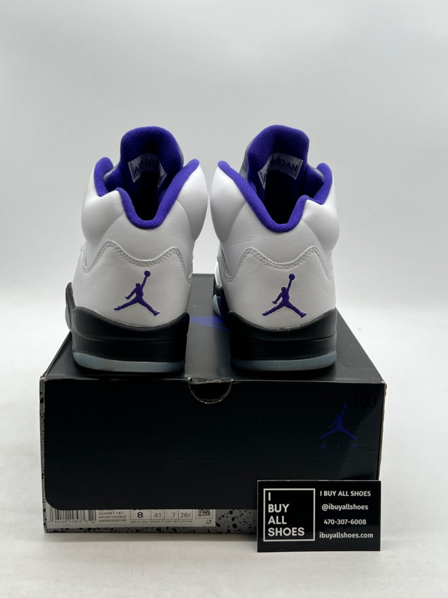 Jordan 5 Retro Dark Concord 8 (Lightly Worn Pre-Owned) - Image 3
