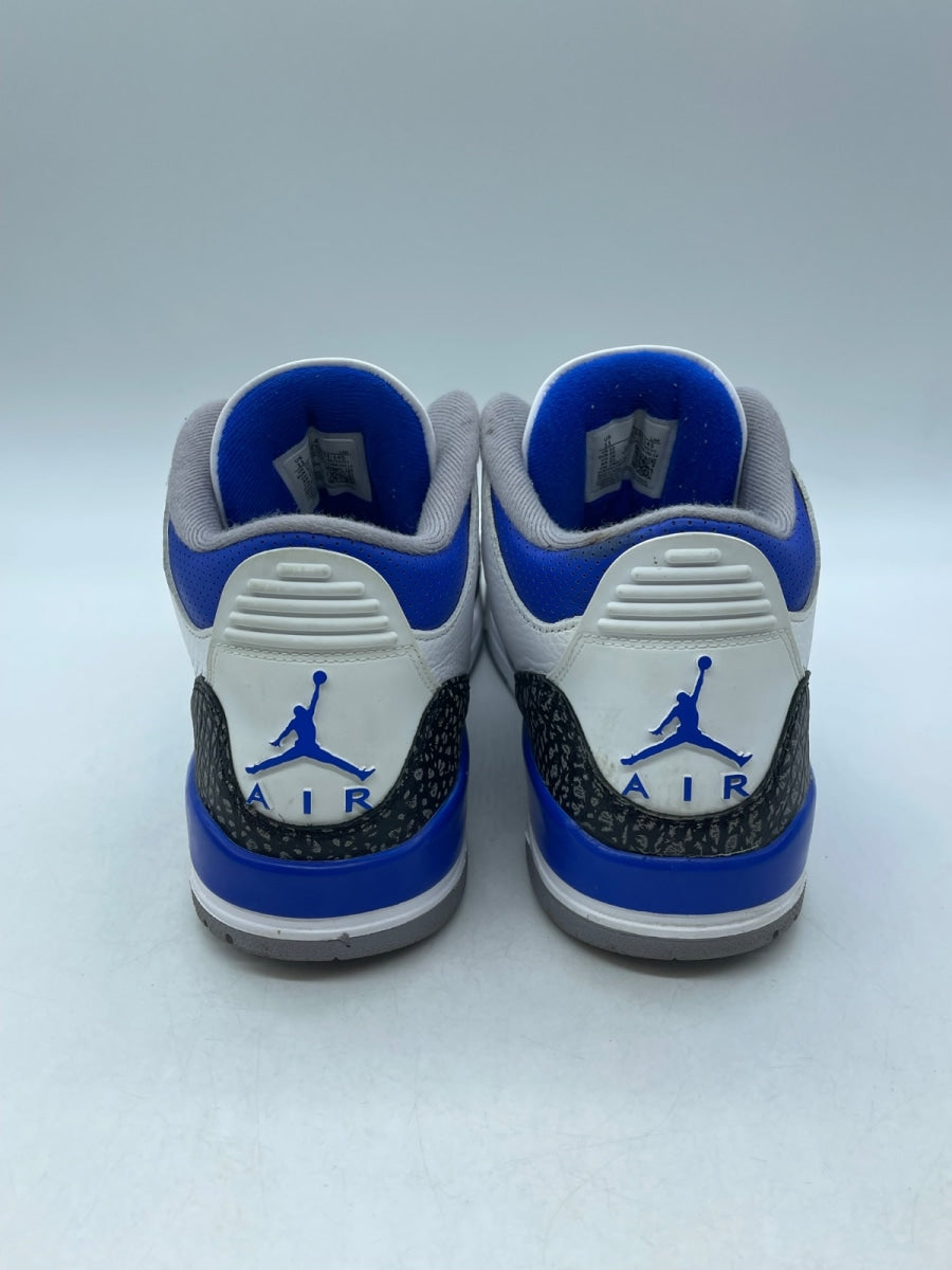 Jordan 3 Retro Racer Blue 11 (Moderately Worn Pre-Owned) - Image 3