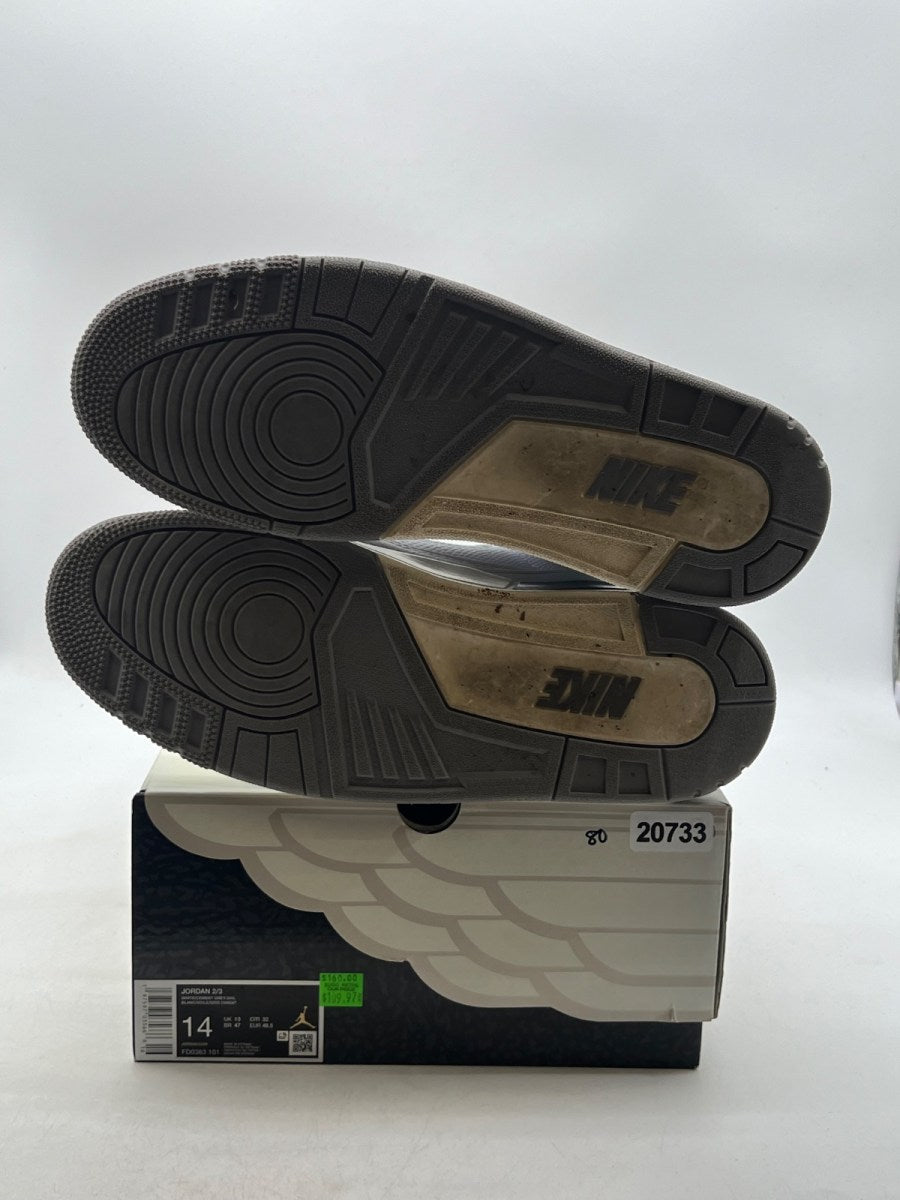 Jordan 2/3 White Cement 14 (Lightly Worn Pre-Owned) - Image 8