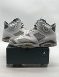 Jordan 6 Retro Cool Grey 15 (Moderately Worn Pre-Owned)JordanWhite/Medium Grey/Cool Grey - Image 1