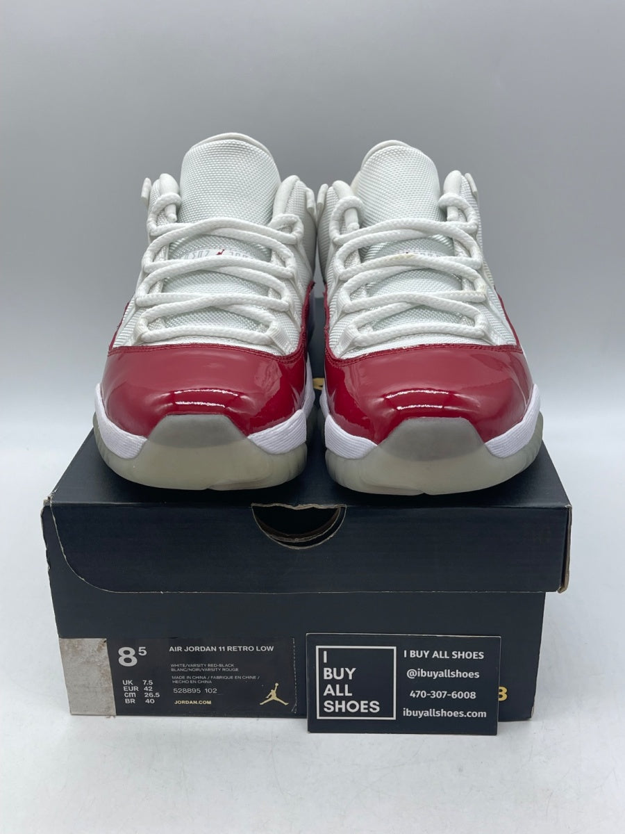 Jordan 11 Retro Low Cherry (2016) 8.5 (Moderately Worn Pre-Owned)