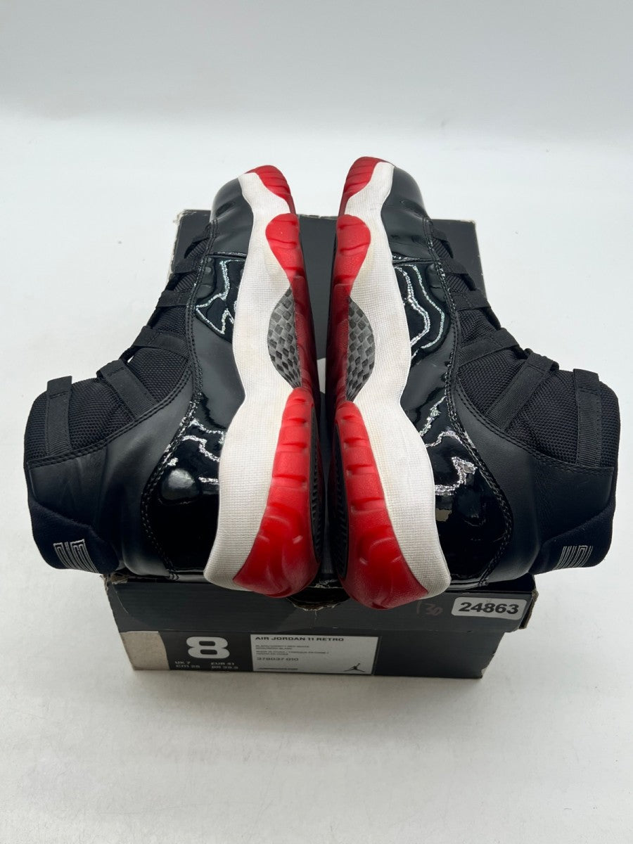 Jordan 11 Retro Playoffs (2012) 8 (Moderately Worn Pre-Owned)JordanBlack/Varsity Red-White - Image 9