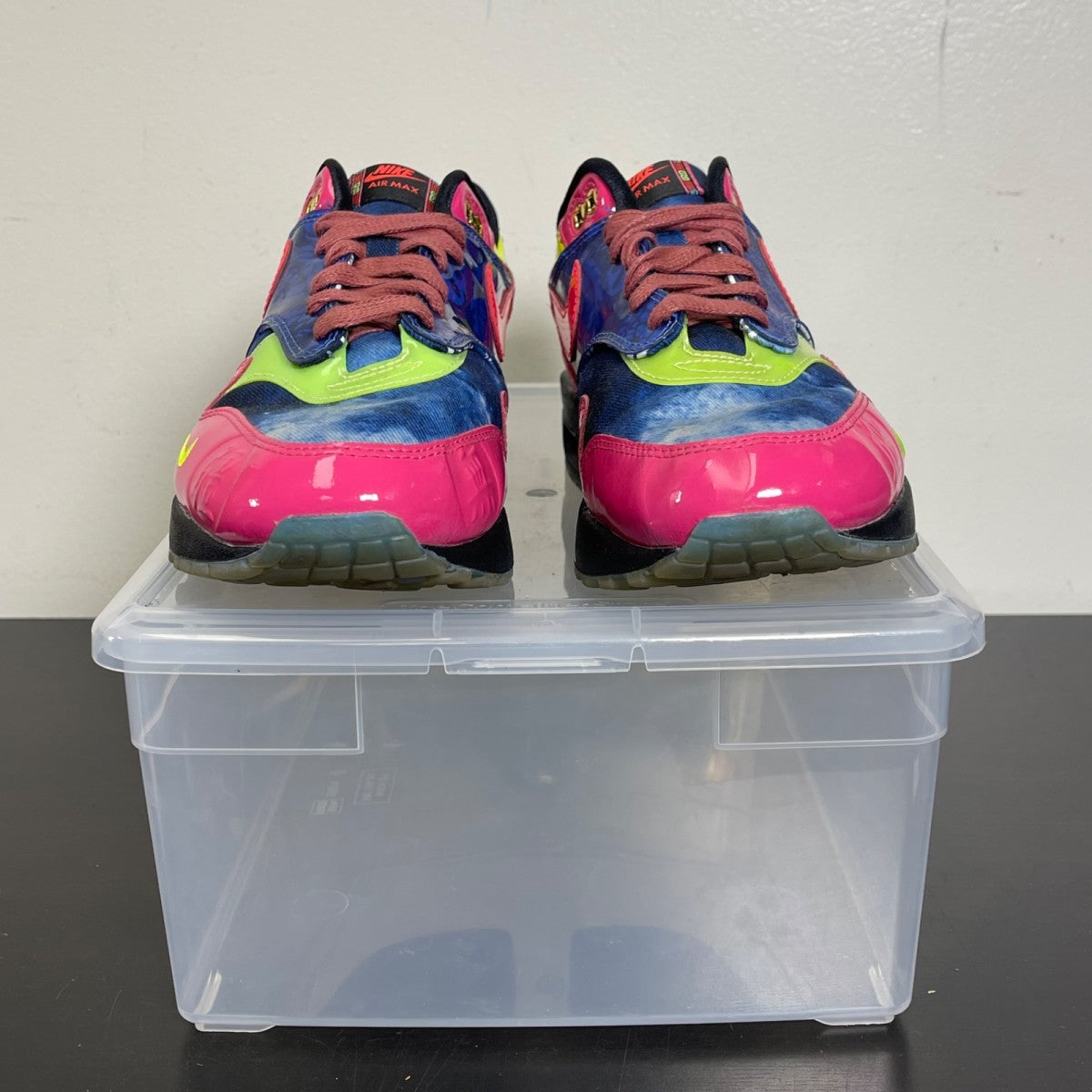 Nike Air Max 1 Chinese New Year Longevity (2020) 9 (Moderately Worn Pre-Owned)NikeBlue/Pink - Image 2