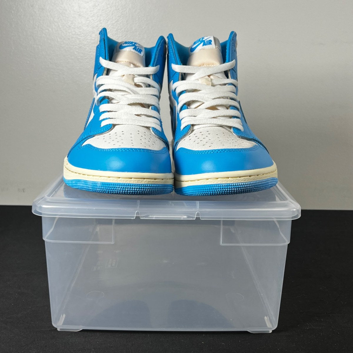 Jordan 1 Retro High OG UNC Reimagined 11 (New Pre-Owned)JordanDark Powder Blue/Dark Powder Blue-Sail - Image 2