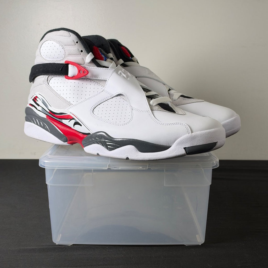 Jordan 8 Retro White True Red (2025) (Size 14) - Image 1