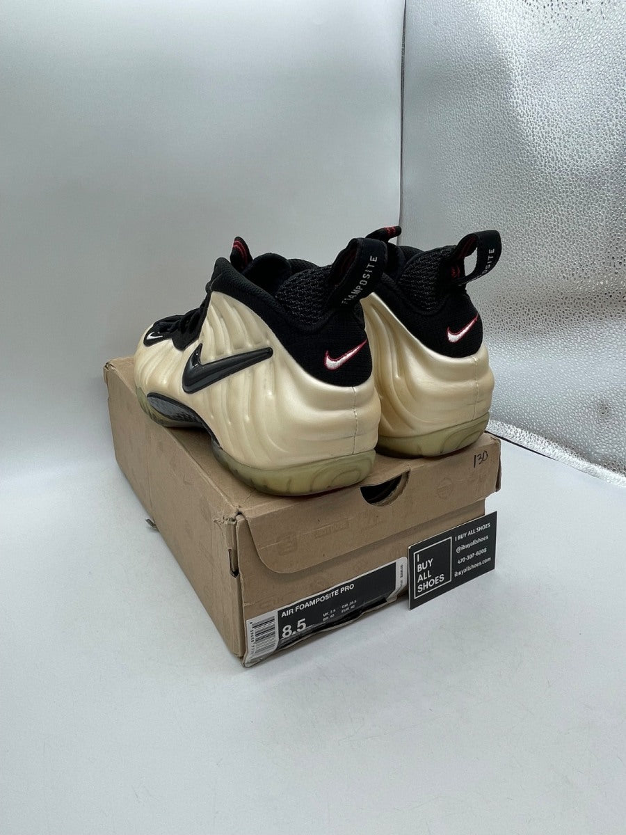 Nike Air Foamposite Pro Pearl (2010) 8.5 (Moderately Worn Pre-Owned) - Image 4