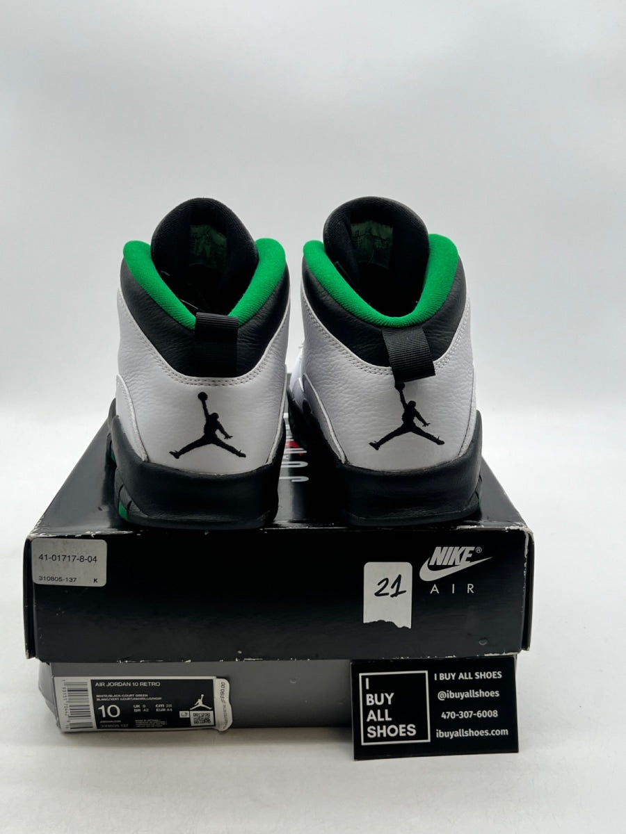 Jordan 10 Retro Seattle 9.5 (Lightly Worn Pre-Owned) - Image 3