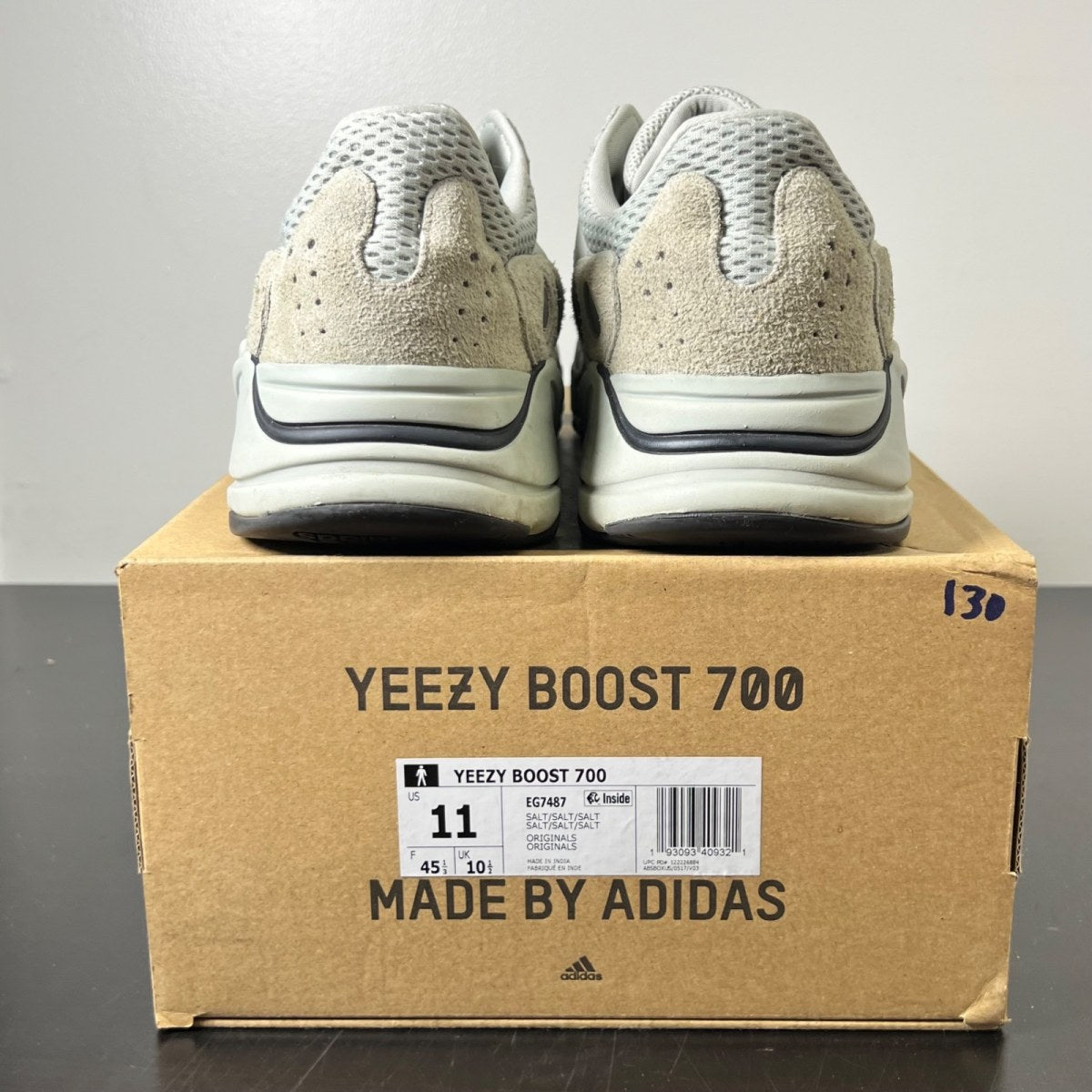 adidas Yeezy Boost 700 Salt 11 (Lightly Worn Pre-Owned)adidasSalt/Salt/Salt - Image 5