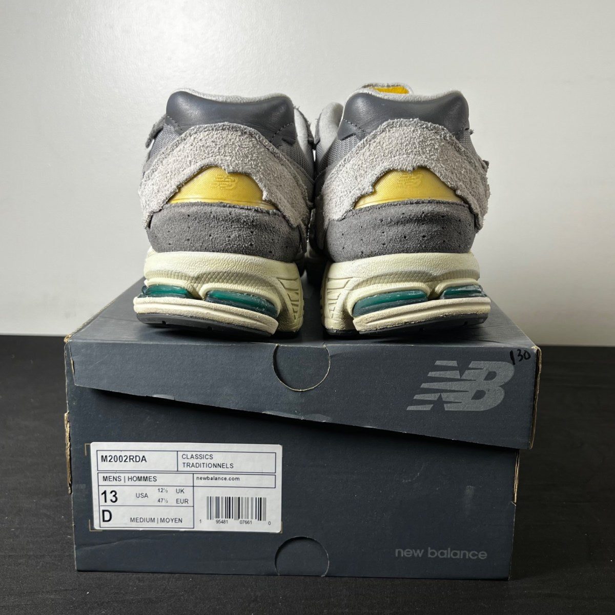 New Balance 2002R Protection Pack Rain Cloud 13 (Lightly Worn Pre-Owned)New BalanceRain Cloud/Grey