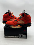 Jordan 5 Retro Dunk on Mars (Women's) 11.5W (Lightly Worn Pre-Owned) - Image 1