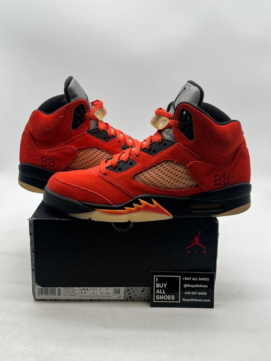 Jordan 5 Retro Dunk on Mars (Women's) 11.5W (Lightly Worn Pre-Owned) - Image 1