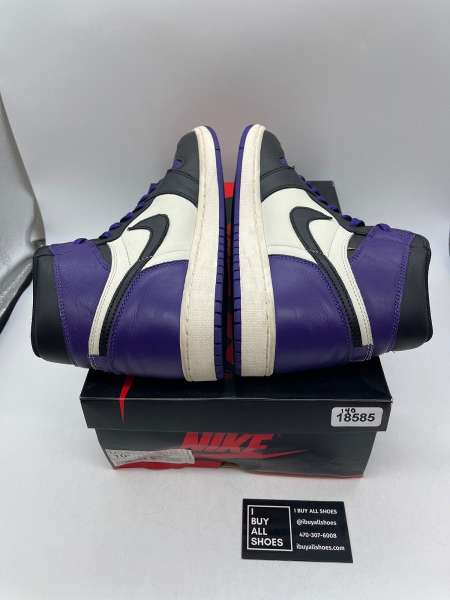 Jordan 1 Retro High Court Purple 10.5 (Heavily Worn Pre-Owned) - Image 6