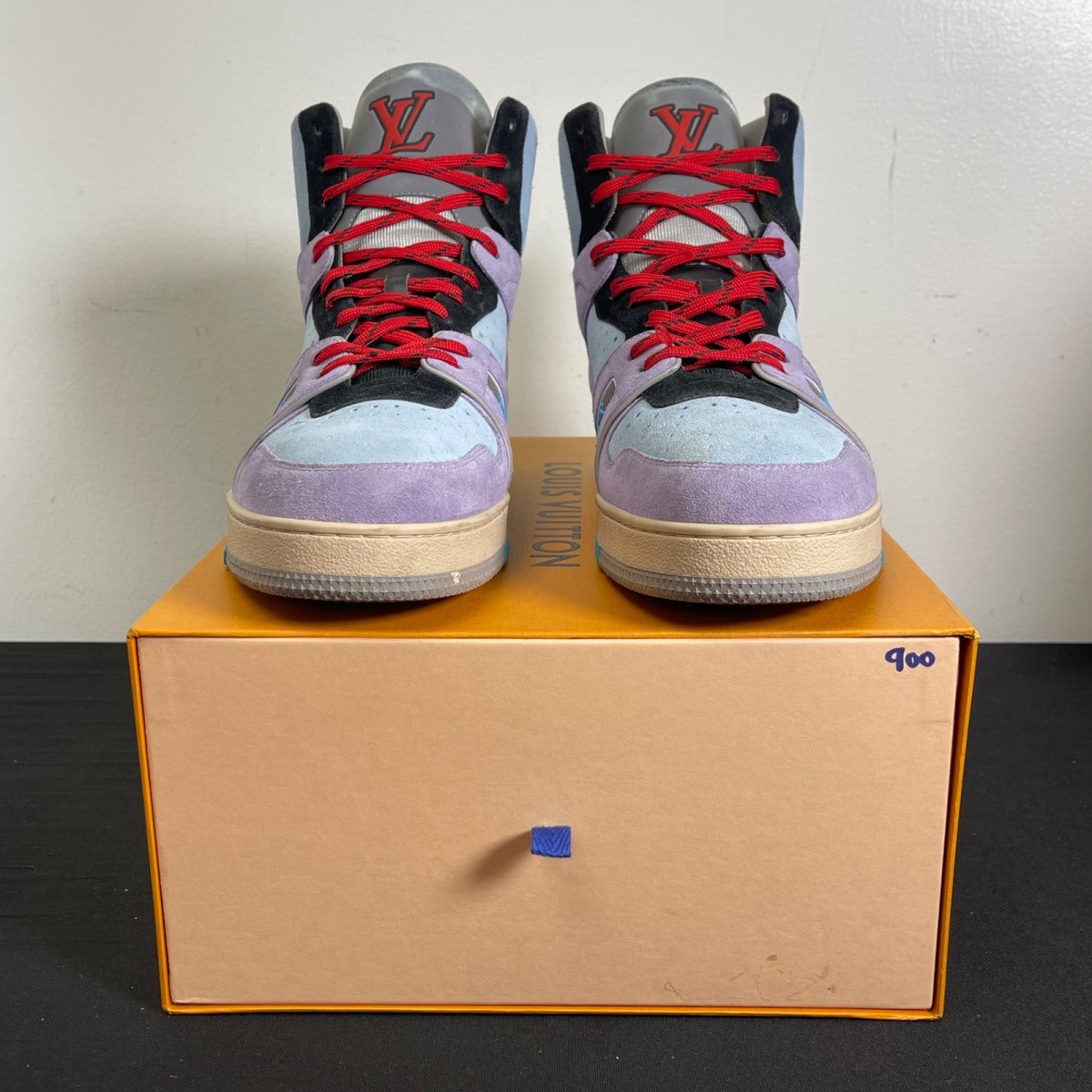 Louis Vuitton Trainer Sneaker Boot Purple 10 (Moderately Worn Pre-Owned)Louis VuittonMulticolor - Image 2