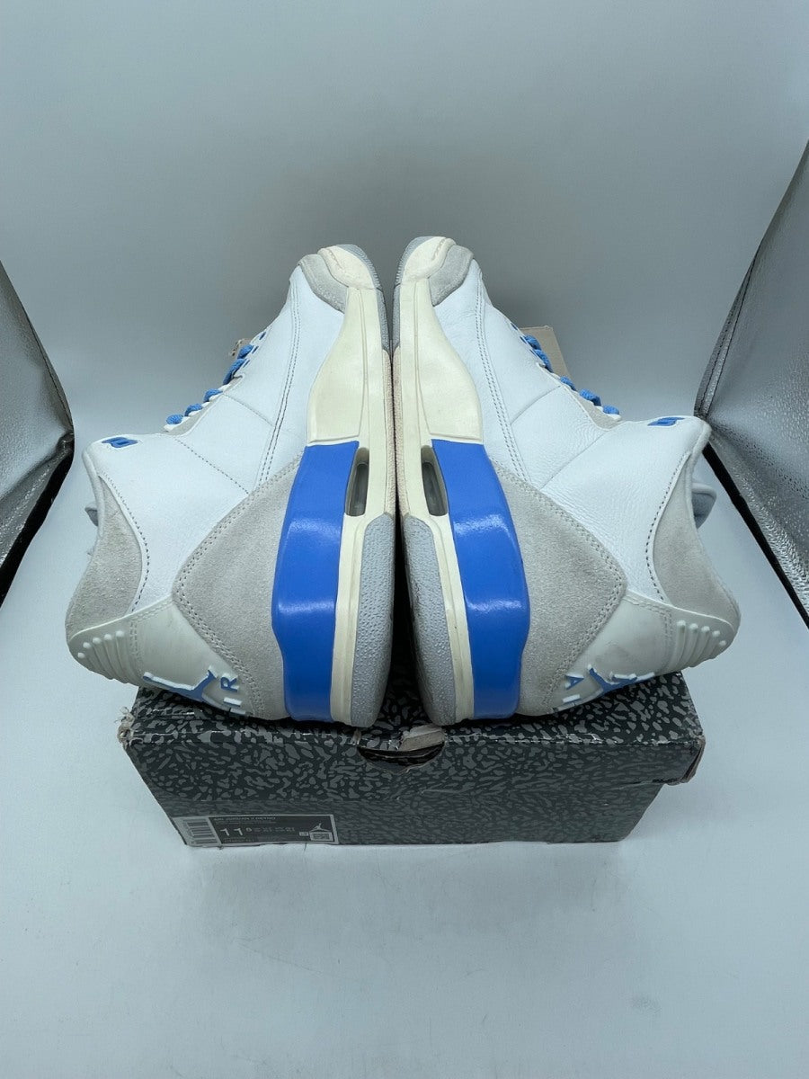 Jordan 3 Retro Lucky Shorts 11.5 (Moderately Worn Pre-Owned)JordanSummit White/Hydrogen Blue-Legend Blue-Photon Dust-Pure Platinum-Sail - Image 6