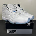 Jordan 11 Retro Legend Blue (2024) 9 (Moderately Worn Pre-Owned)JordanWhite/Legend Blue/Black - Image 1
