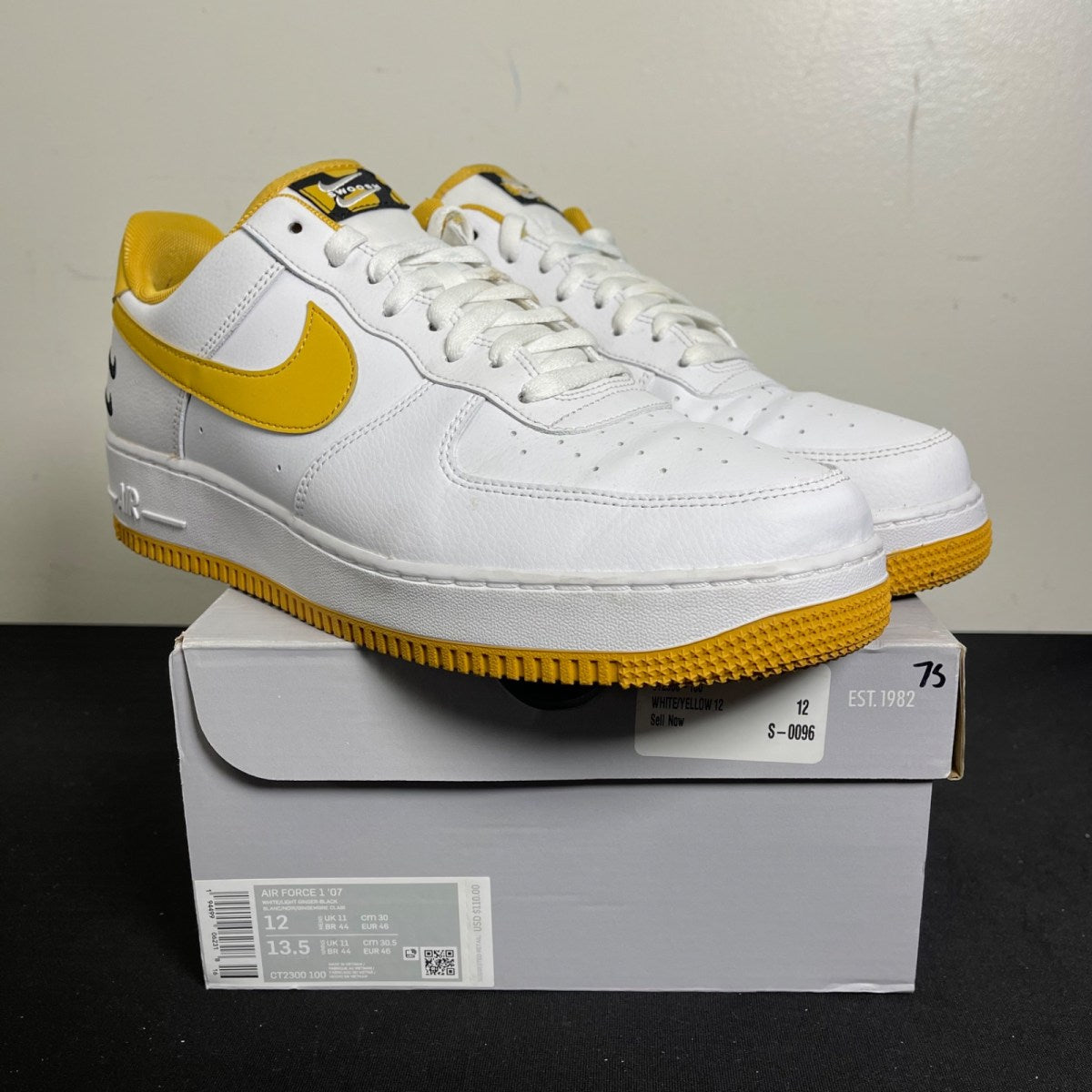 Nike Air Force 1 Low '07 LV8 White Light Ginger (Size 12) - Image 1