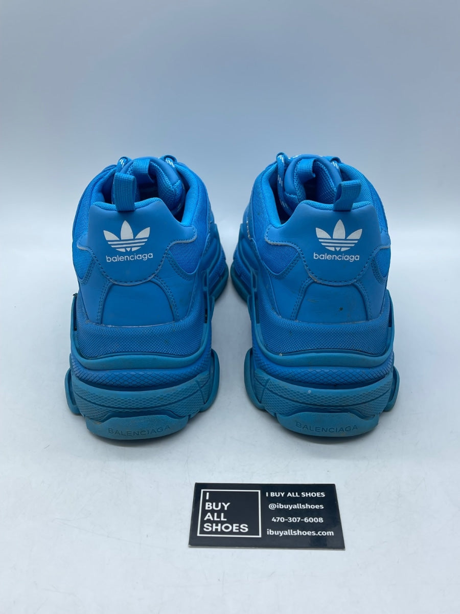 Balenciaga Triple S adidas Blue White 46 (Moderately Worn Pre-Owned) - Image 3