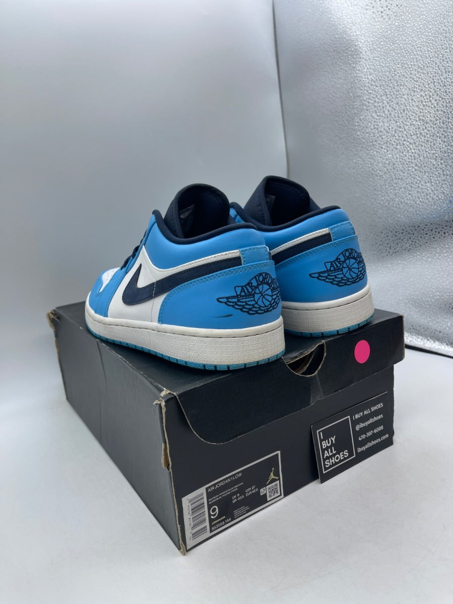 Jordan 1 Low UNC (2021) 9 (Moderately Worn Pre-Owned) - Image 4