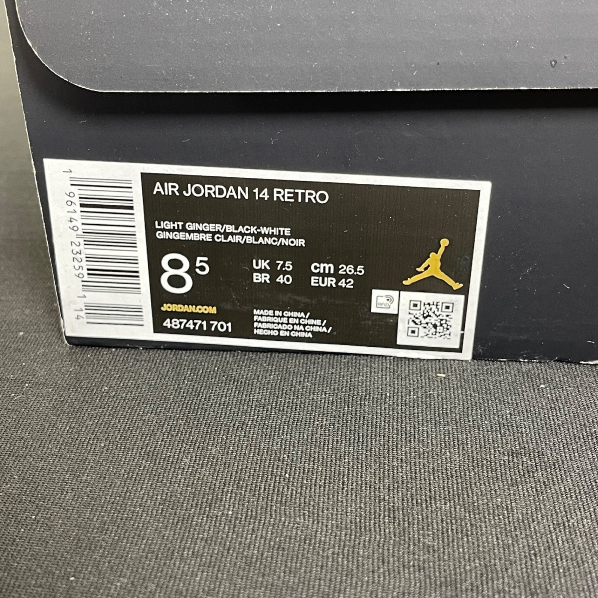 Jordan 14 Retro Light Ginger (2022) 8.5 (Moderately Worn Pre-Owned)JordanLight Ginger/Black/White - Image 7