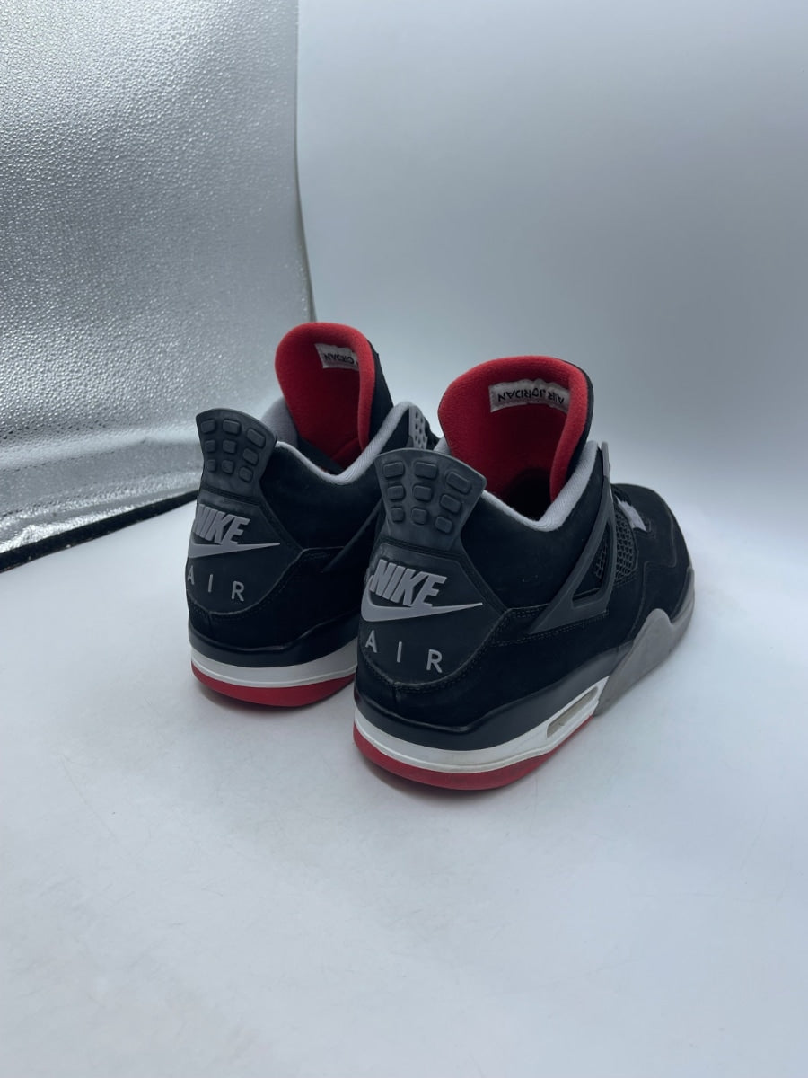 Jordan 4 Retro Bred (2019) 14 (Moderately Worn Pre-Owned)JordanBlack/Fire Red-Cement Grey-Summit White - Image 5