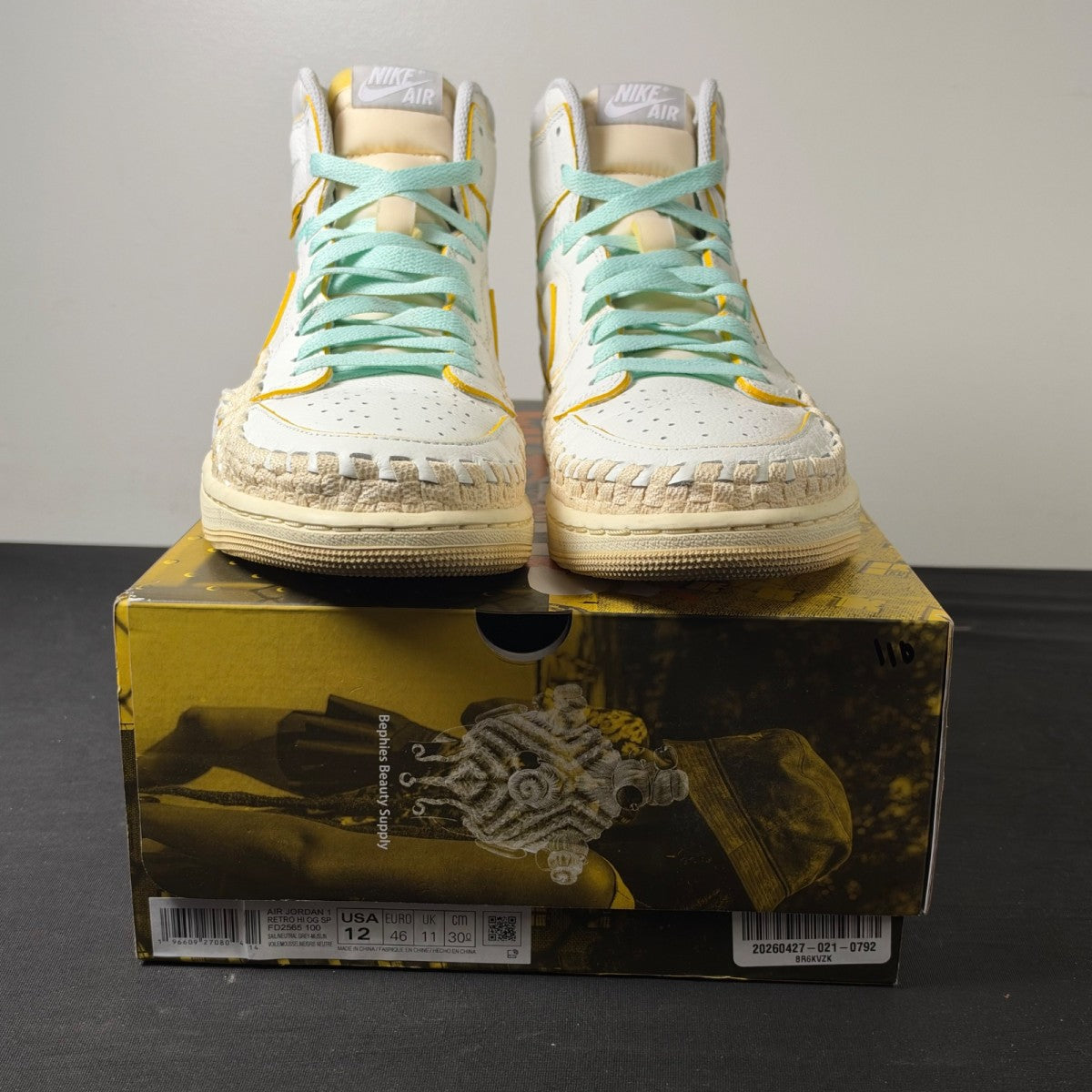 Jordan 1 Retro High OG SP Union LA Bephies Beauty Supply Summer of ‘96 (Size 12) - Image 2